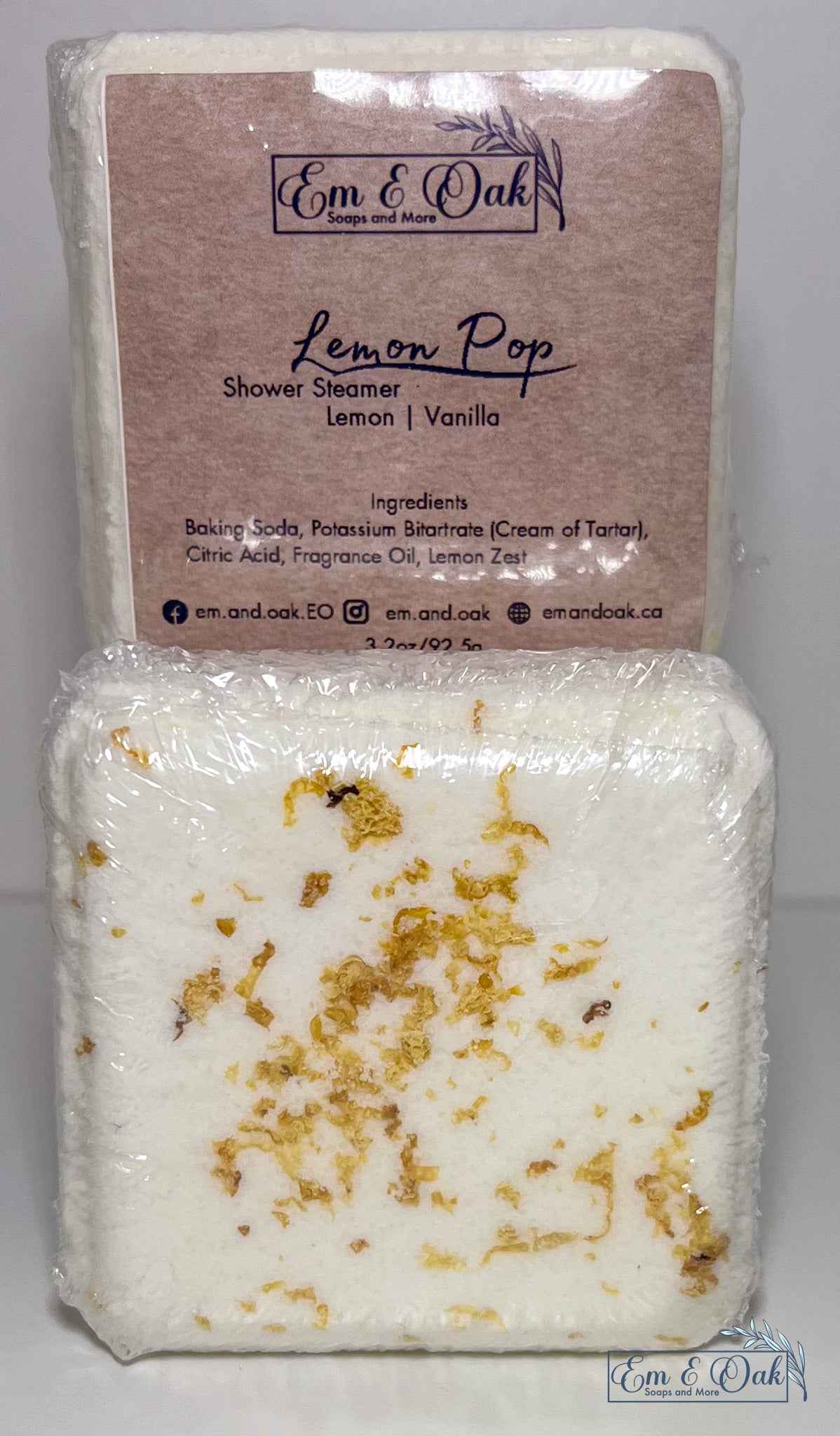 Shower Steamer - Lemon Pop - Em&Oak