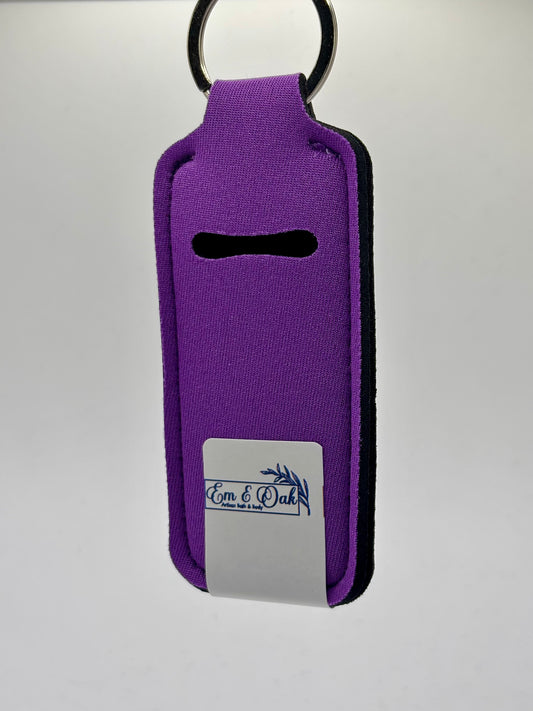 Lip Balm Key Chain - Purple