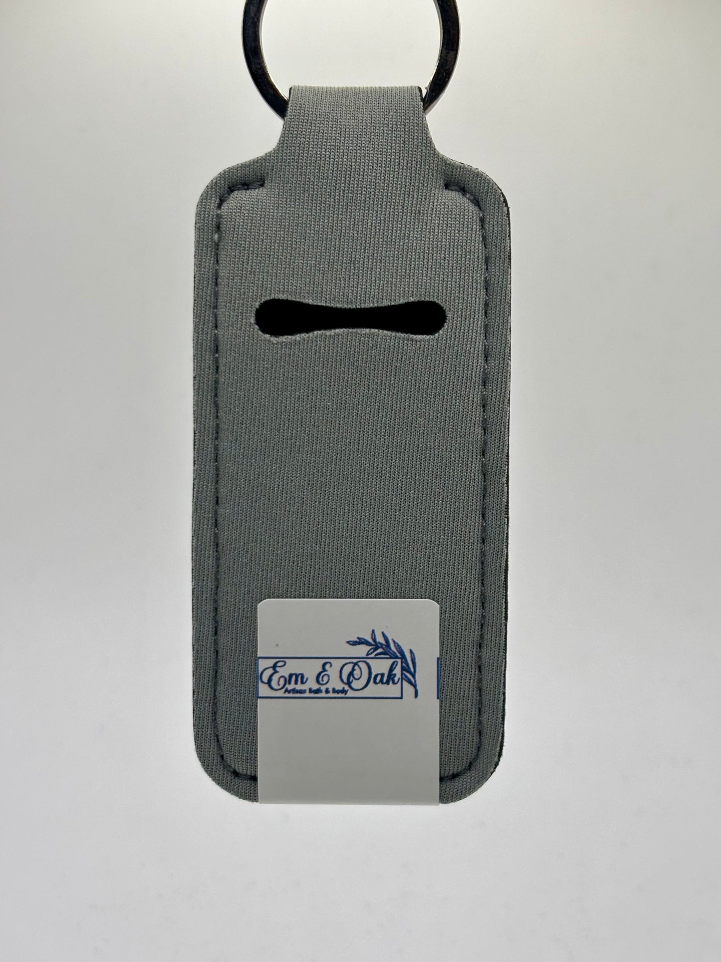 Lip Balm Key Chain - Grey