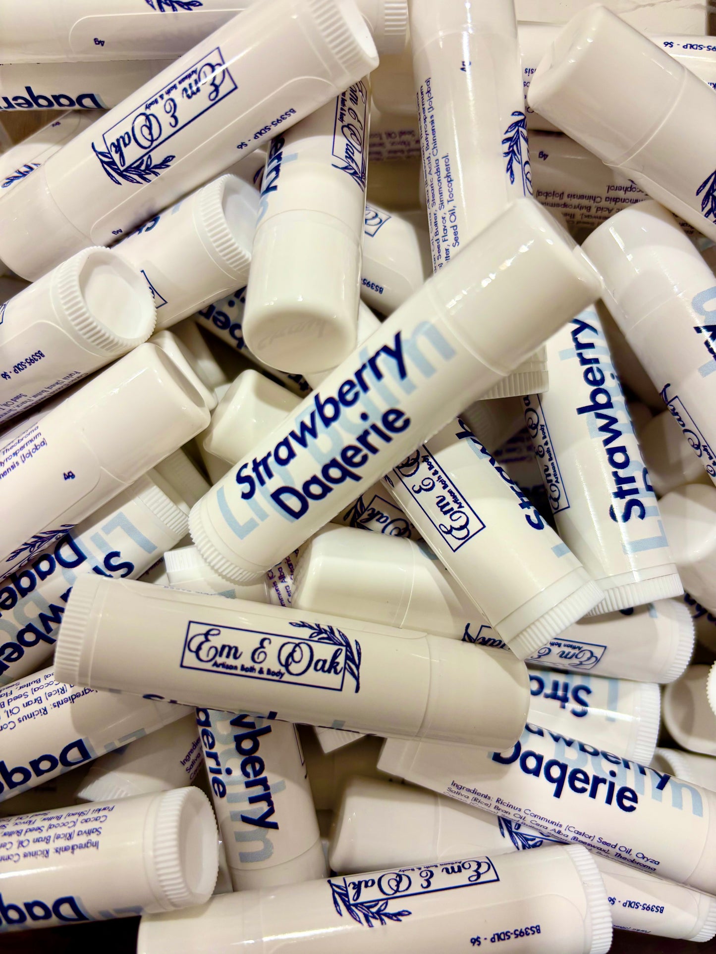 Lip Balm - Strawberry Daiquiri - Em&Oak
