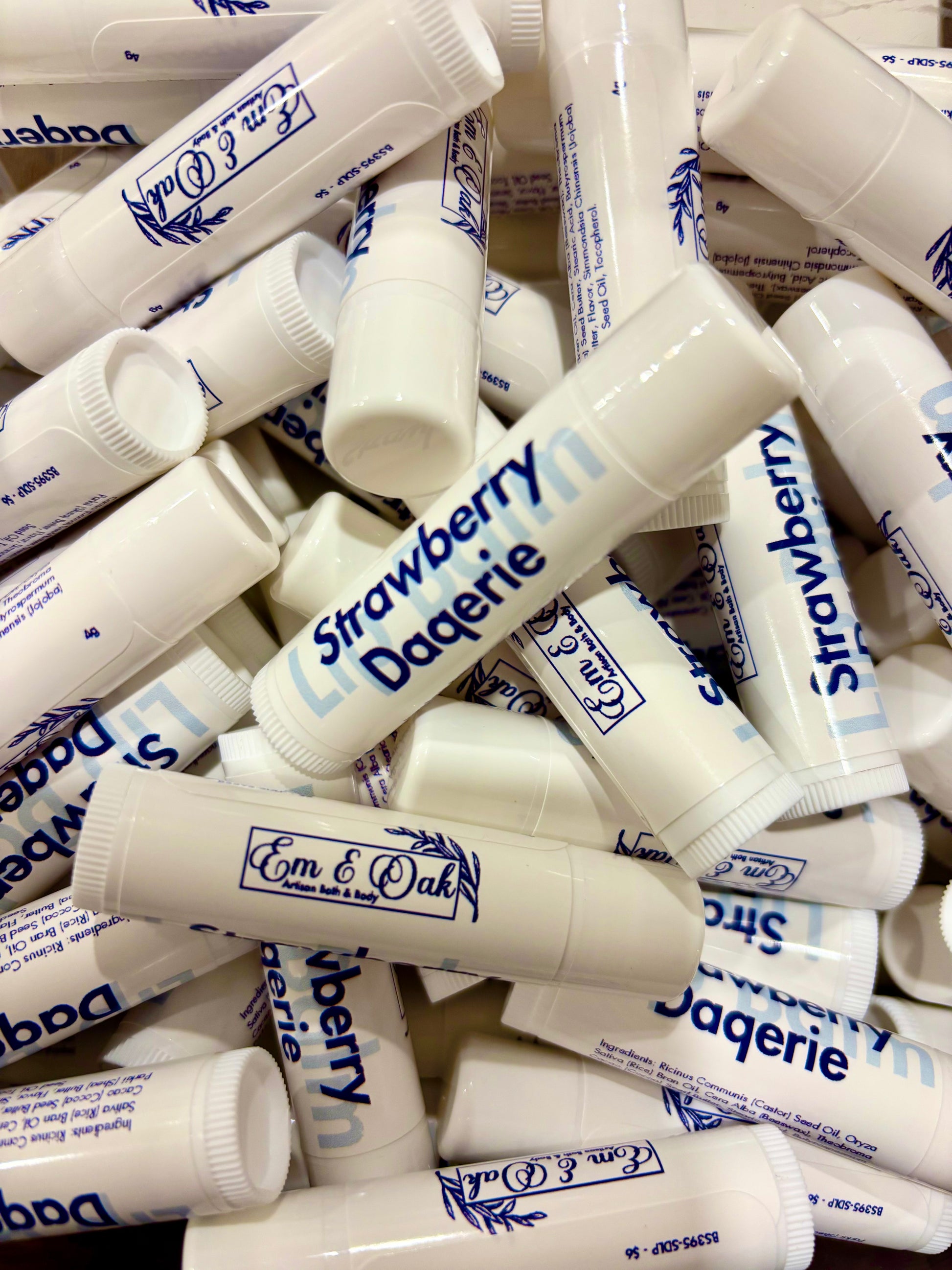 Lip Balm - Strawberry Daiquiri - Em&Oak